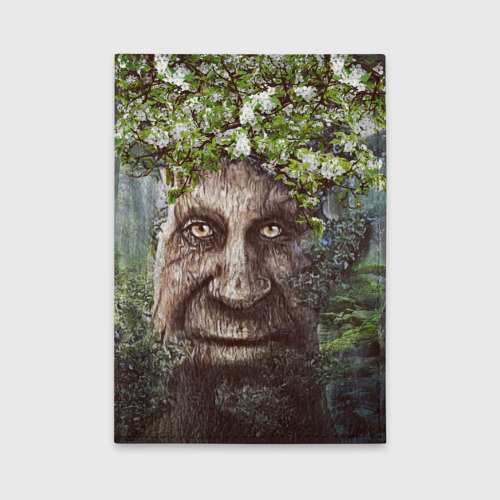Обложка для автодокументов Мудрое Таинственное Дерево, цвет бирюзовый