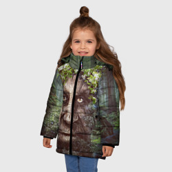 Зимняя куртка для девочек 3D Мудрое Таинственное Дерево - фото 2