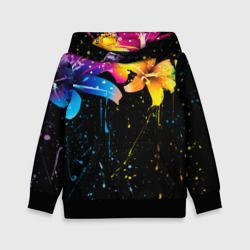 Детская толстовка 3D Цветные лилии