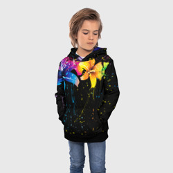Детская толстовка 3D Цветные лилии - фото 2