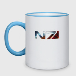 Кружка двухцветная Mass Effect N7 - Shooter