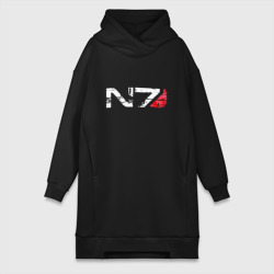 Платье-худи хлопок Mass Effect N7 - Logotype