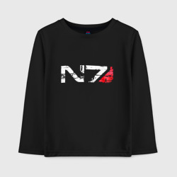 Детский лонгслив хлопок Mass Effect N7 - Logotype