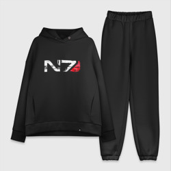 Женский костюм хлопок Oversize Mass Effect N7 - Logotype