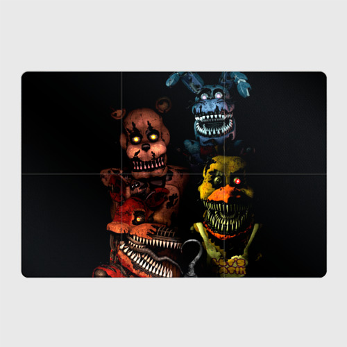 Магнитный плакат 3Х2 Five Nights at Freddy's аниматроники