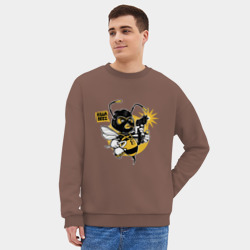 Мужской свитшот oversize без начеса хлопок Wu - killa beez - фото 2