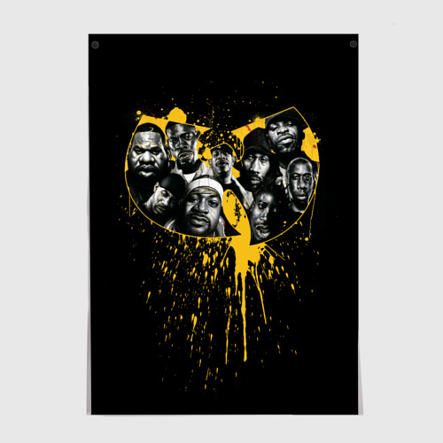 Постер Wu-Tang Clan paint