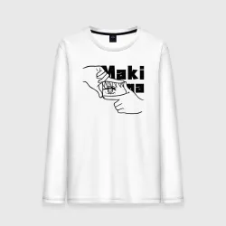 Мужской лонгслив хлопок Глаза Макимы