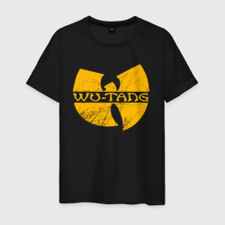 Мужская футболка хлопок Wu scratches logo