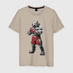 Мужская футболка хлопок Питбуль - Смешанные единоборства - MMA