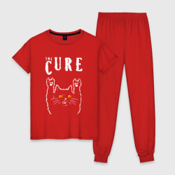 Женская пижама хлопок The Cure rock cat