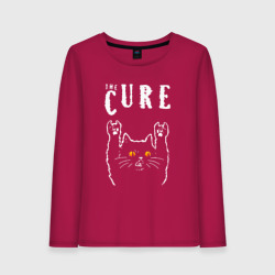 Женский лонгслив хлопок The Cure rock cat