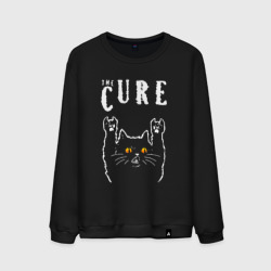 Мужской свитшот хлопок The Cure rock cat