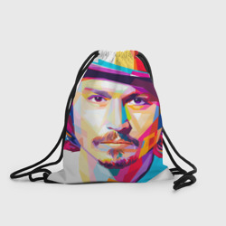 Рюкзак-мешок 3D Джонни Депп портрет