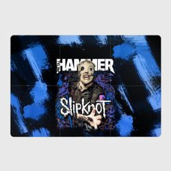 Магнитный плакат 3Х2 Slipknot hammer blue