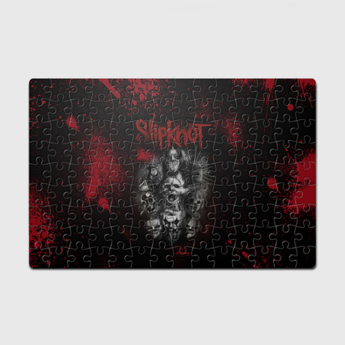 Головоломка Пазл магнитный 126 элементов Slipknot dark   red