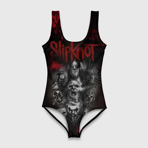 Женский купальник 3D Slipknot dark   red, цвет 3D печать