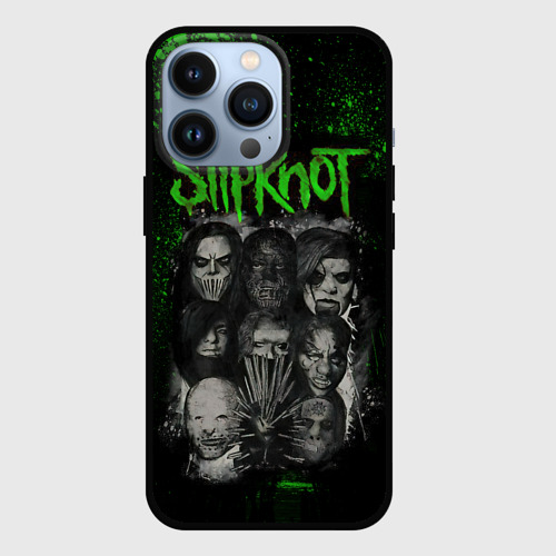 Чехол для iPhone 13 Pro с принтом Slipknot, вид спереди #2