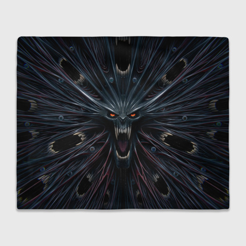 Плед 3D Scream alien monster, цвет 3D (велсофт)