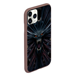 Чехол для iPhone 11 Pro Max матовый Scream alien monster - фото 2