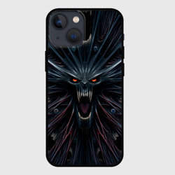 Чехол для iPhone 13 mini Scream alien monster