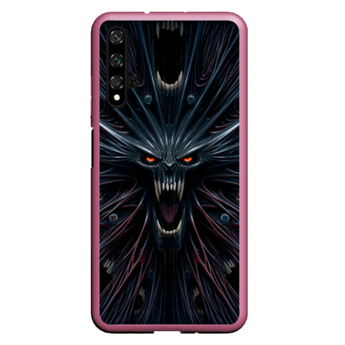 Чехол для Honor 20 Scream alien monster, цвет малиновый