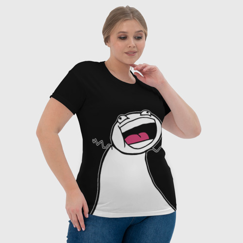 Женская футболка 3D с принтом Йолло - Мемные стикеры, фото #4