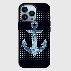 Чехол для iPhone 13 Pro Anchor - ocean theme