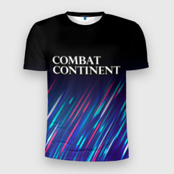 Мужская футболка 3D Slim Combat Continent stream