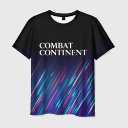 Мужская футболка 3D Combat Continent stream