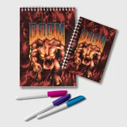 Блокнот DOS Doom - Bull demon