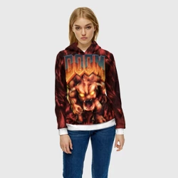 Женская толстовка 3D DOS Doom - Bull demon - фото 2