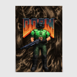 Постер DOS Doom - Doomguy