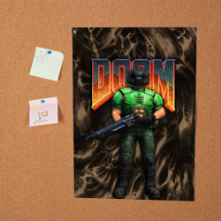 Постер DOS Doom - Doomguy - фото 2