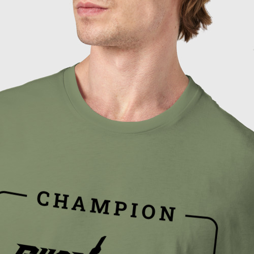 Мужская футболка хлопок с принтом Ghostrunner gaming champion: рамка с лого и джойстиком, фото #4