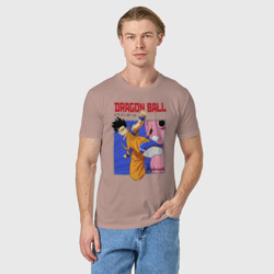 Мужская футболка хлопок Dragon Ball - Сон Гоку - Удар - фото 2