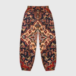 Женские джоггеры оверсайз 3D Советский бабушкин ретро ковёр с узорами текстура