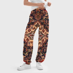 Женские джоггеры оверсайз 3D Советский бабушкин ретро ковёр с узорами текстура - фото 2