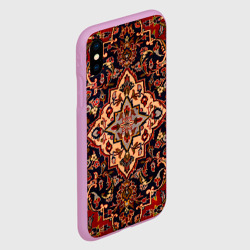 Чехол для iPhone XS Max матовый Советский бабушкин ретро ковёр с узорами текстура - фото 2