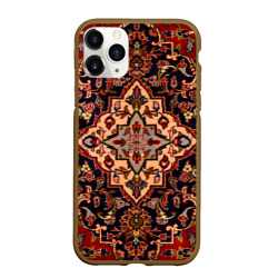 Чехол для iPhone 11 Pro Max матовый Советский бабушкин ретро ковёр с узорами текстура