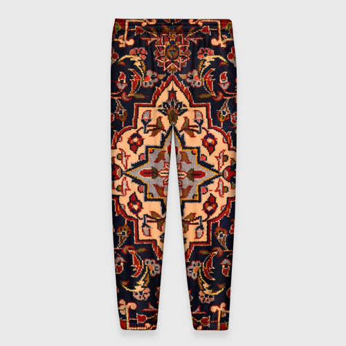Мужские брюки 3D Советский бабушкин ретро ковёр с узорами текстура, цвет 3D печать - фото 2