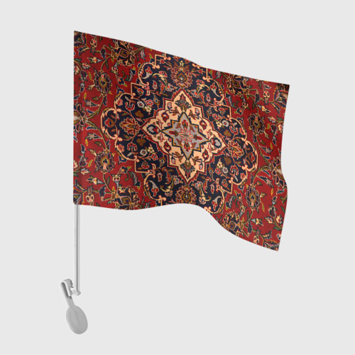 Флаг для автомобиля Советский бабушкин ретро ковёр с узорами текстура