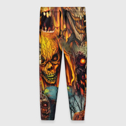 Женские брюки 3D Монстры ужасные хэллоуинские