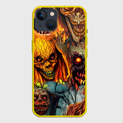 Чехол для iPhone 14  Монстры ужасные хэллоуинские 