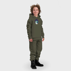 Детский костюм хлопок Oversize Девушка знак зодиака Рыбы с зелеными волосами - фото 2
