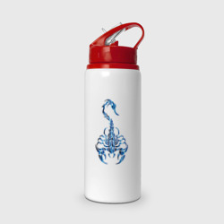 Бутылка для воды с трубочкой Знак зодиака - скорпион
