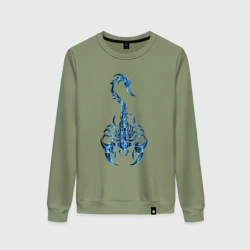 Женский свитшот хлопок Знак зодиака - скорпион