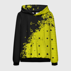 Мужская толстовка 3D Black & yellow