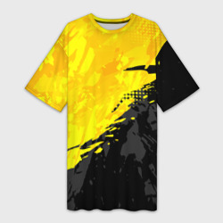 Платье-футболка 3D Black and yellow