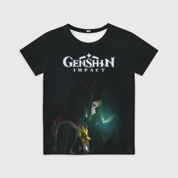 Детская футболка 3D Геншин - Тигнари